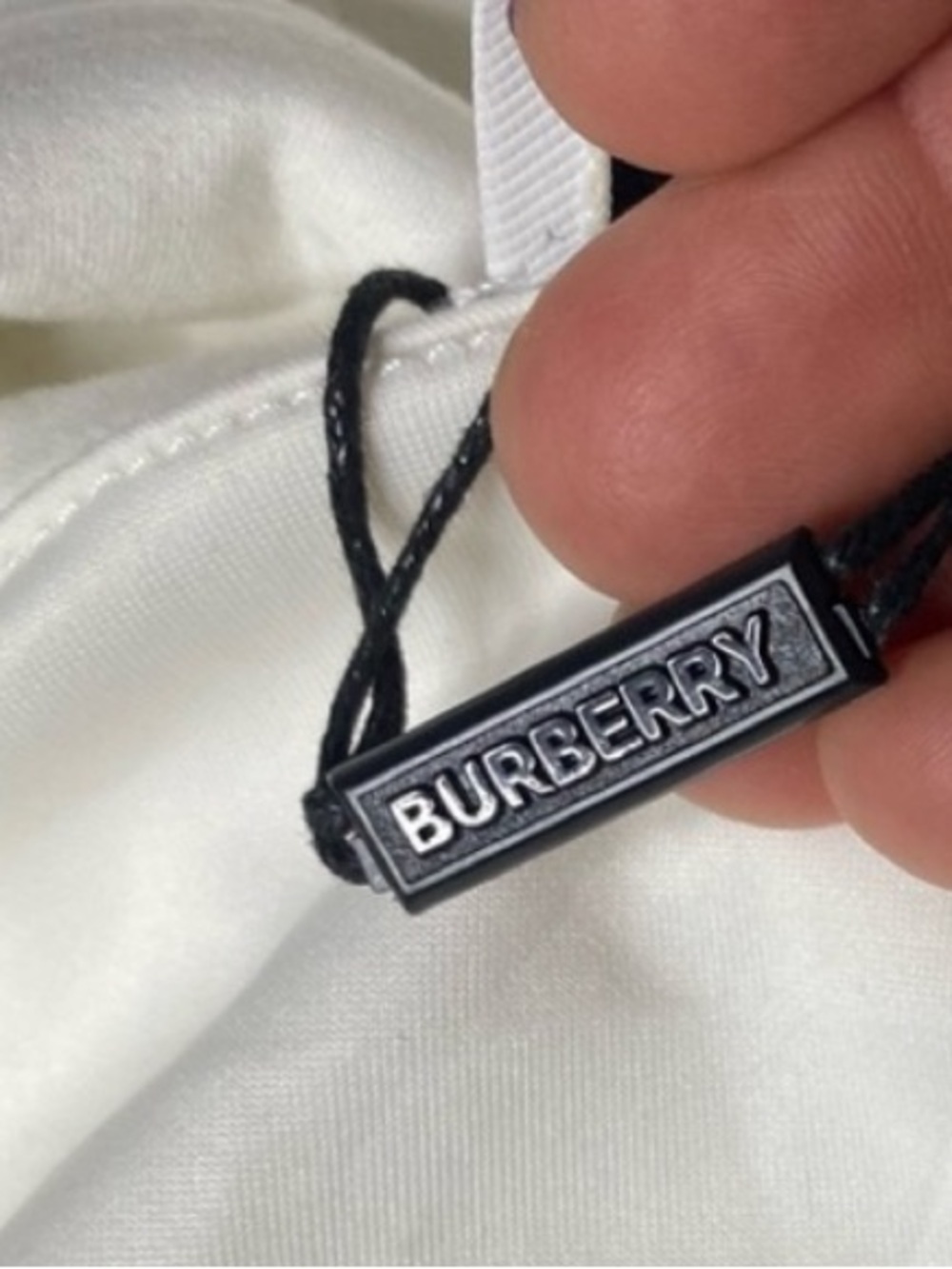 Burberry White Zip-Up Polo Dress Knight Logo - NWT/NWOT - S - Picture 8 of 9